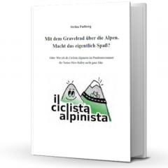 printed german book: il ciclista alpinista of Stefan Padberg